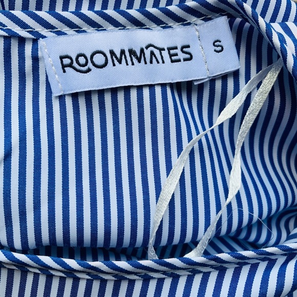 Pearl Top Roommates Exotic Blue Pinstripe - Picture 7 of 7